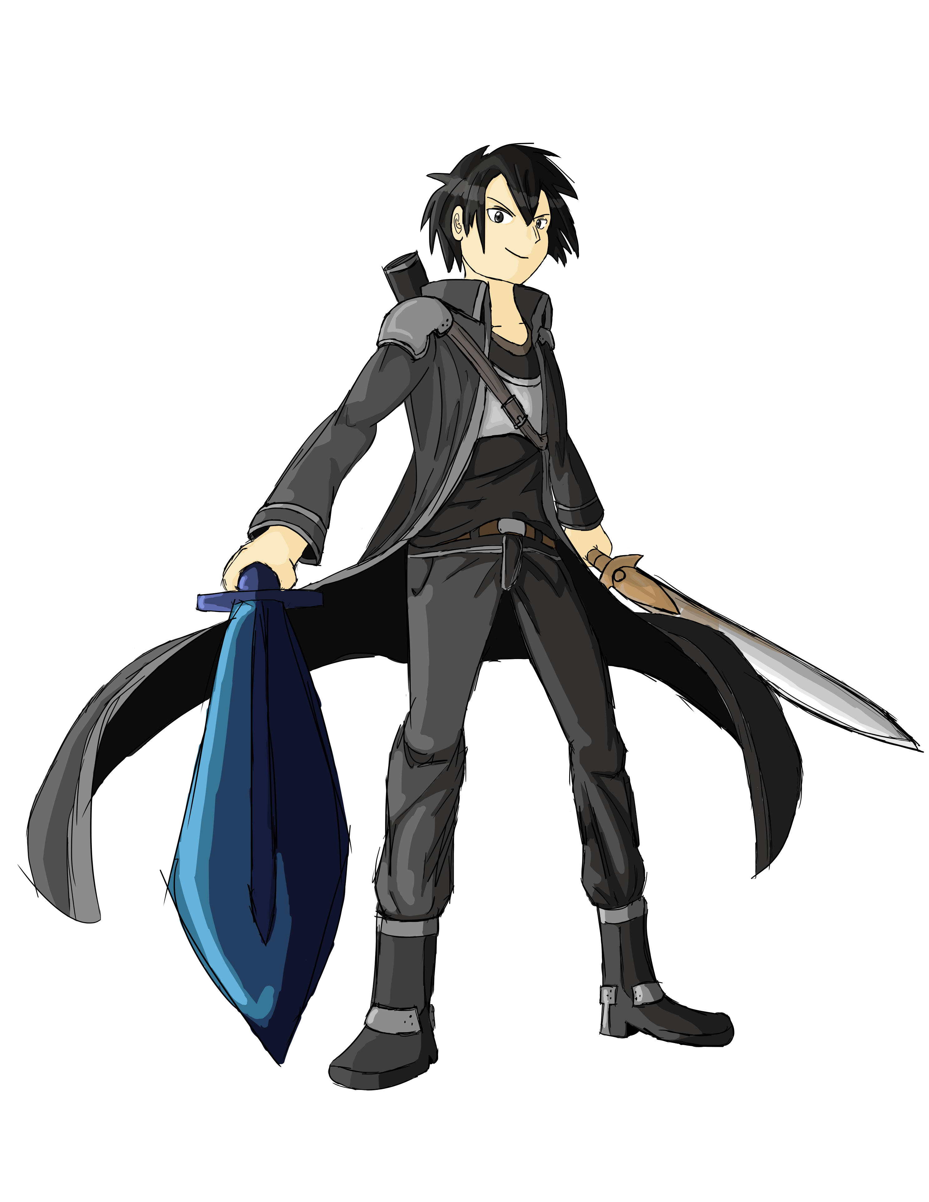 kirito sword art online full body