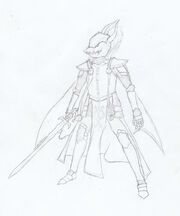 An old sketch of this character, from when I was younger.