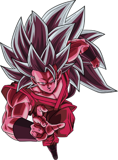 Goku Super Saiyan Blue Kaioken X100, HD Png Download, png download