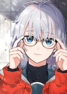 Lucifer with her glasses