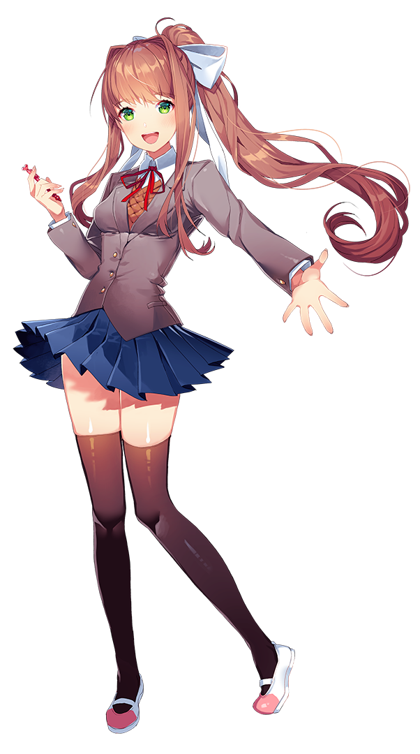 What are the two new games you can play with Monika in Monika's