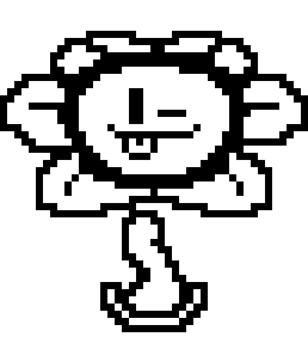 Flowey Undertale - Flowey Undertale Pixel Logo - Pin