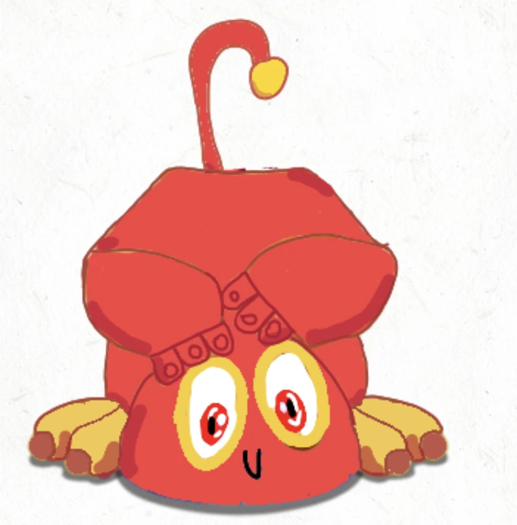 Prismatic congle (red) as baby Fandom