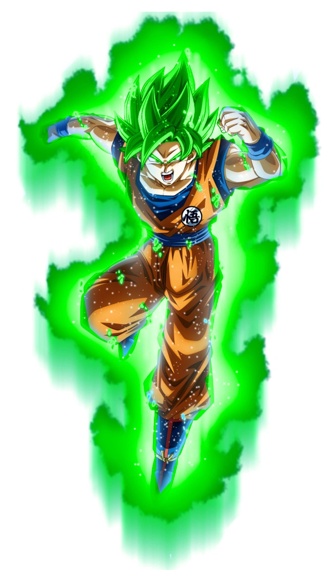 Dragon Ball X Tinction Super Saiyan Green and Super Saiyan Orange