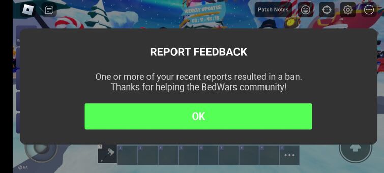 Discord Report Channel · BedWars Feedback