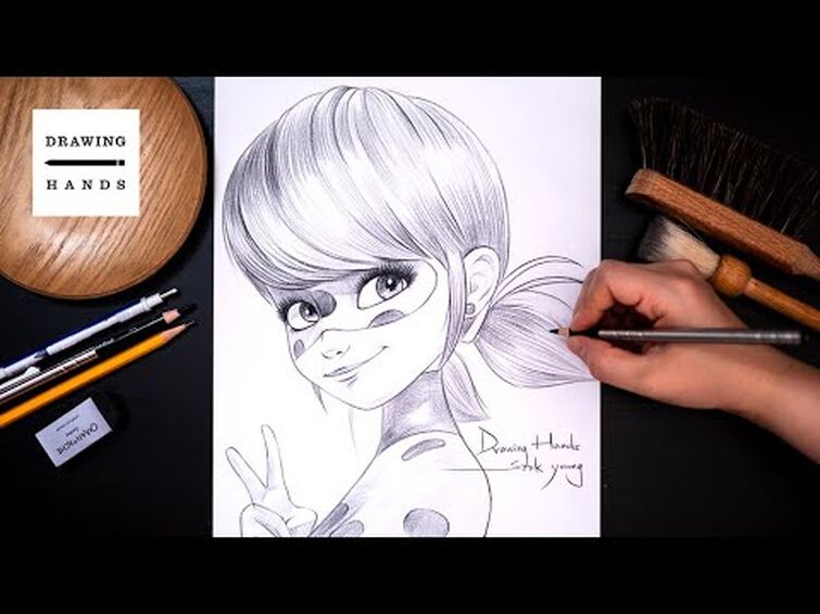 How To Draw Miraculous Ladybug  Sketch Sunday (Step by Step