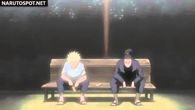 Iruka comforts Naruto on Jiraiya's Death [English Dub (HD)]