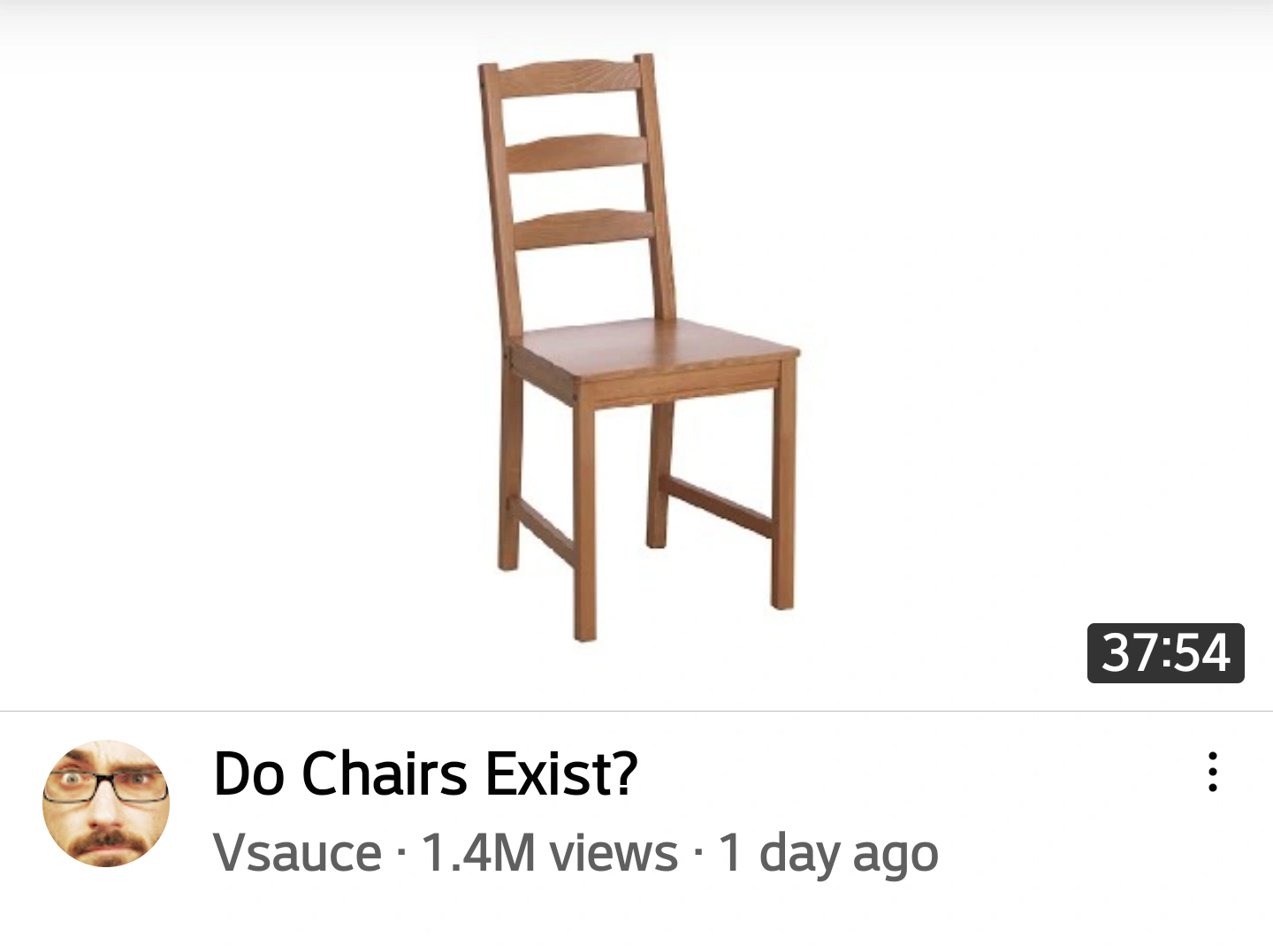 Do Chairs Exist? Fandom