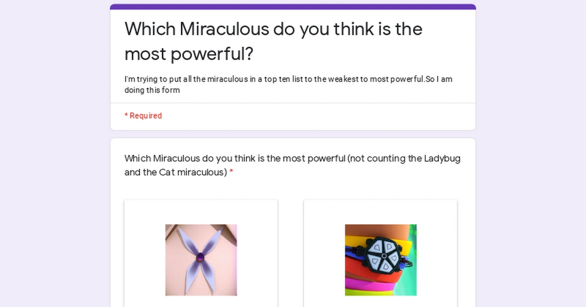 Making a top ten most powerful Miraculous Fandom