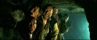 Marty, Ragetti, Gibbs, Pintel und Cotton als Untergrundkommando