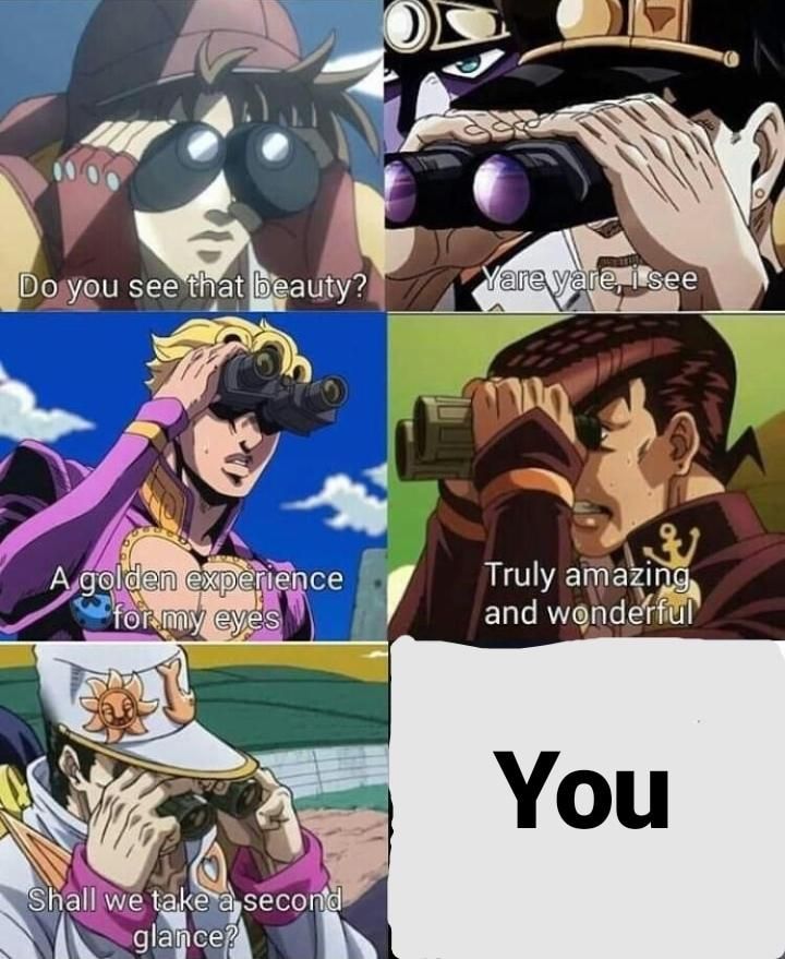 JoJo memes deserve more love. : r/memes