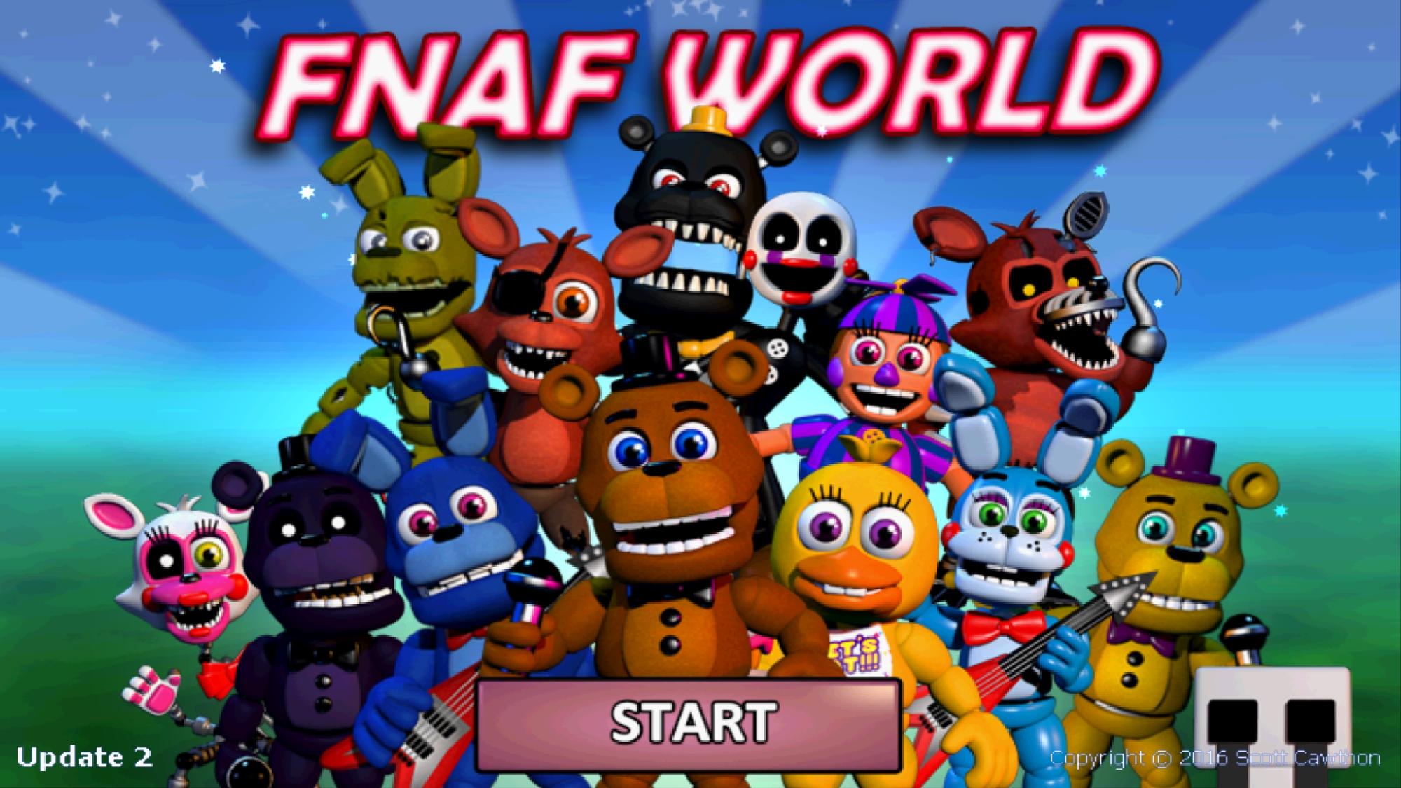 Fnaf world картинки