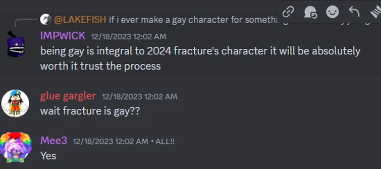 Fracture is canonically gay | Fandom