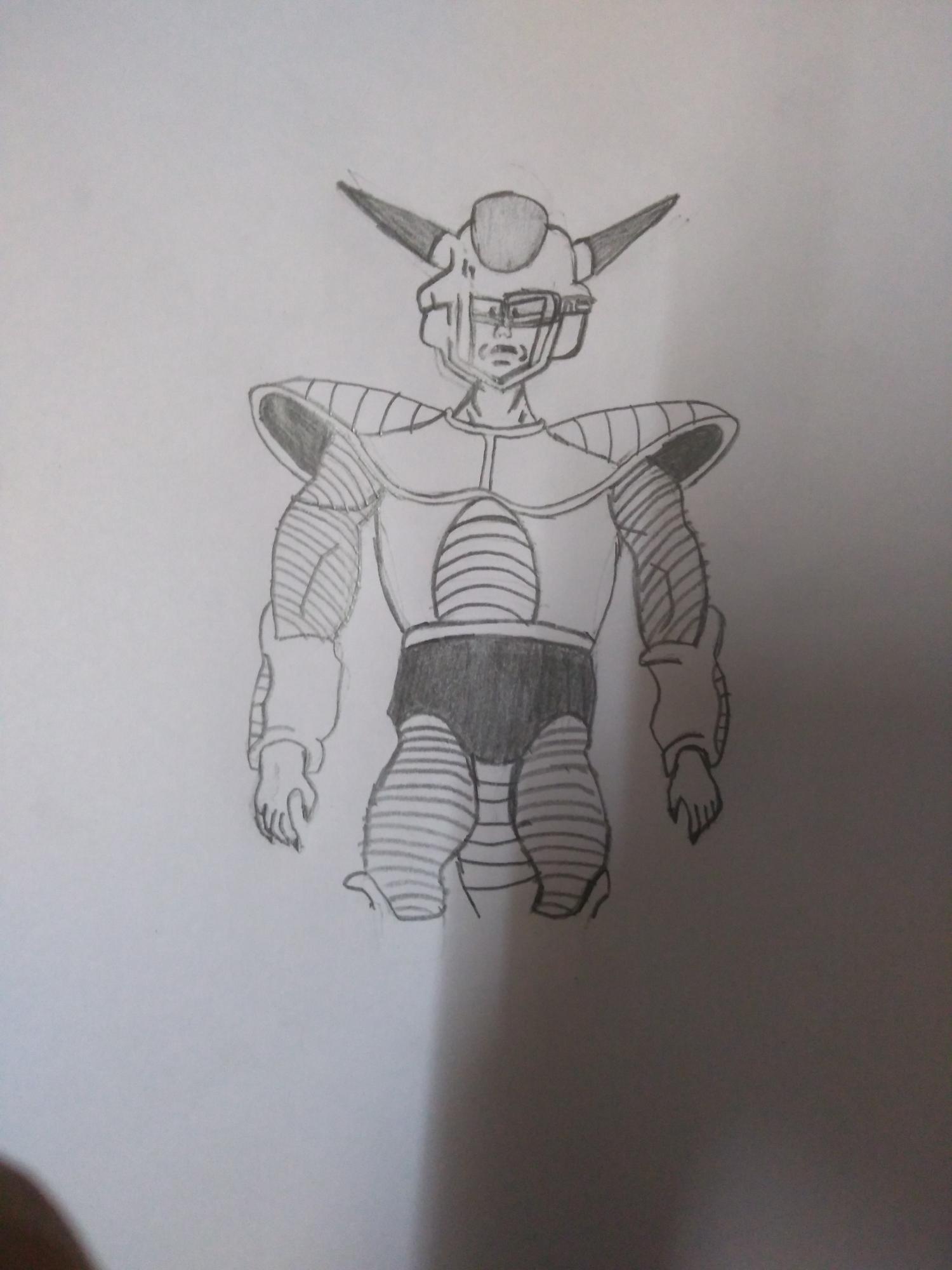 Frieza drawing 2024