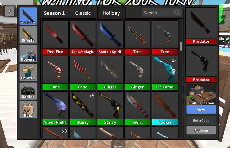 Iceblaster Gun 2020  Trade Roblox Murder Mystery 2 (MM2) Items