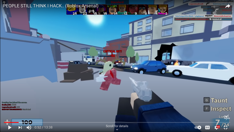 I Got Accused of HACKING.. (Roblox Arsenal) 