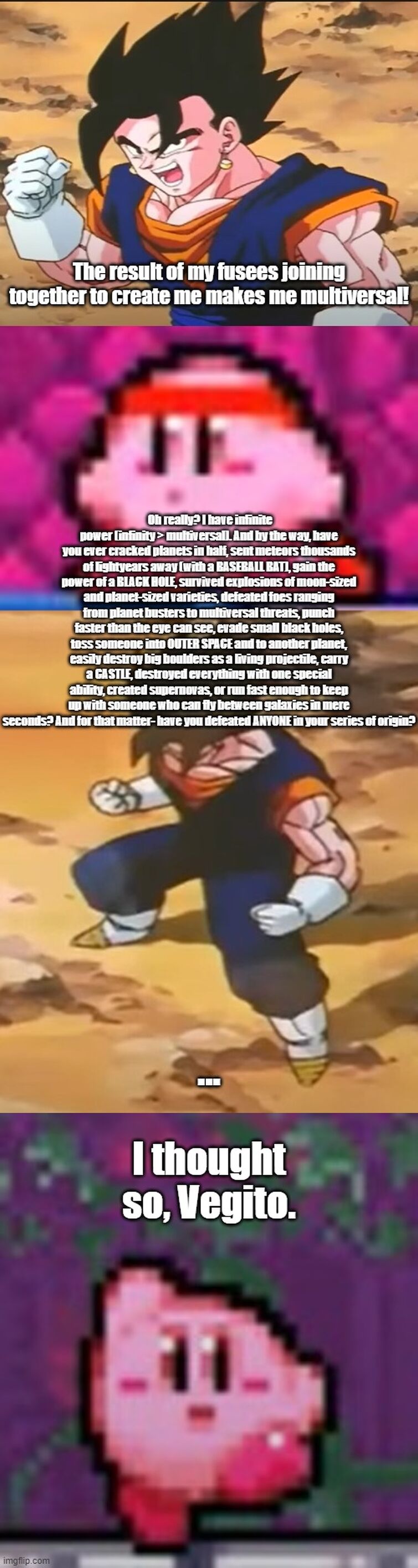 Why Vegito can't defeat Kirby. | Fandom