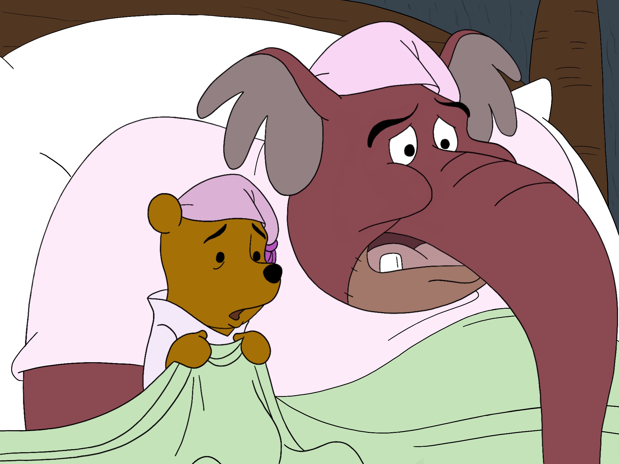 Pooh Came For A Sleepover With Him At His House  Fandom