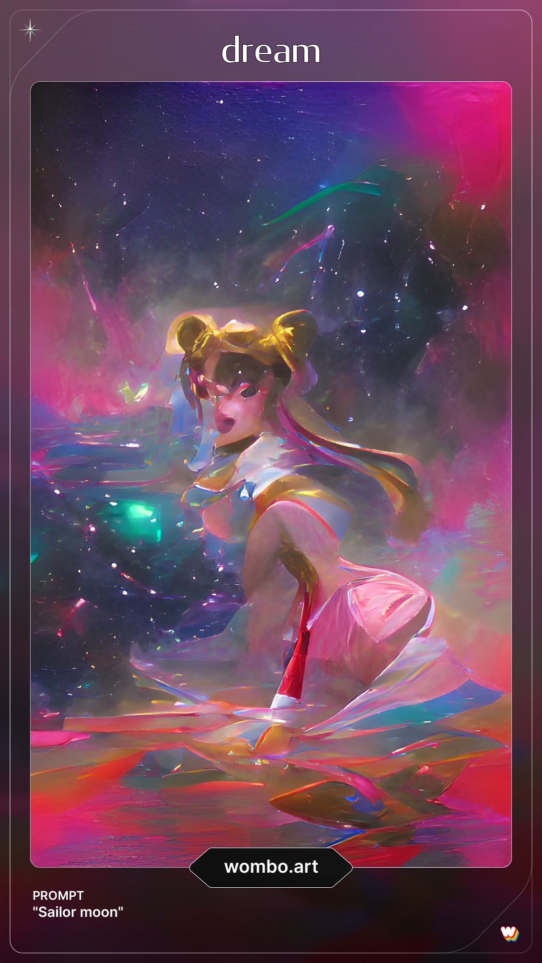 Premium AI Image  Sailor moon fan art from the anime