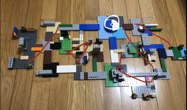Among us the skeld lego sale