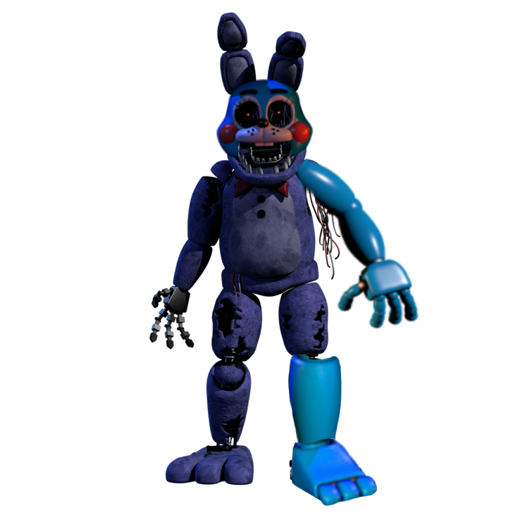 I'd made a more terrifying design of withered Bonnie : r/fivenightsatfreddys