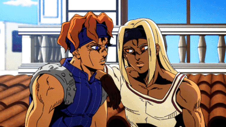 Who is the straightest and the gayest character in JoJo series,and
