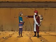 Gaara with his student, Matsuri