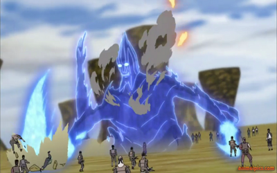 Madara's incomplete Susanoo