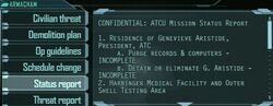 Status report