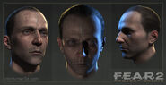 Modelo concepto de Fettel en F.E.A.R. 2: Reborn.