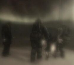 Alma being dragged to the Vault by ATC guards.