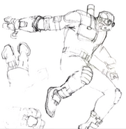 Dibujo temprano del Asesino.