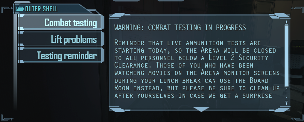 Combat Testing | F.E.A.R. Wiki | Fandom