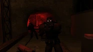Heavy Nightcrawlers engaging the player in the Supply Tunnels.