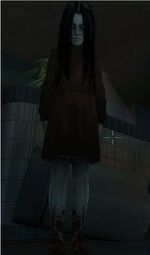 Alma's redesigned appearance in F.E.A.R. 2.