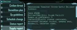 Supply report