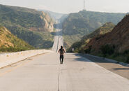 Nick waders down a road in Mexico, as seen in the Season 2b trailer