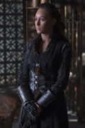 Alycia as Lexa in The 100