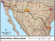 The Mexican/American border