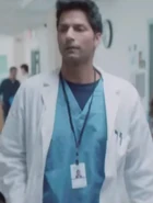 The ICU Doctor speaking to Madison Clark