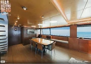 Dining room, view from starboard door