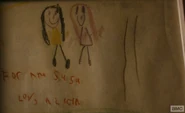 The picture Alicia drew for Susan Tran