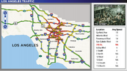 Traffic map showing the riots sparked by the death of the infected homless man