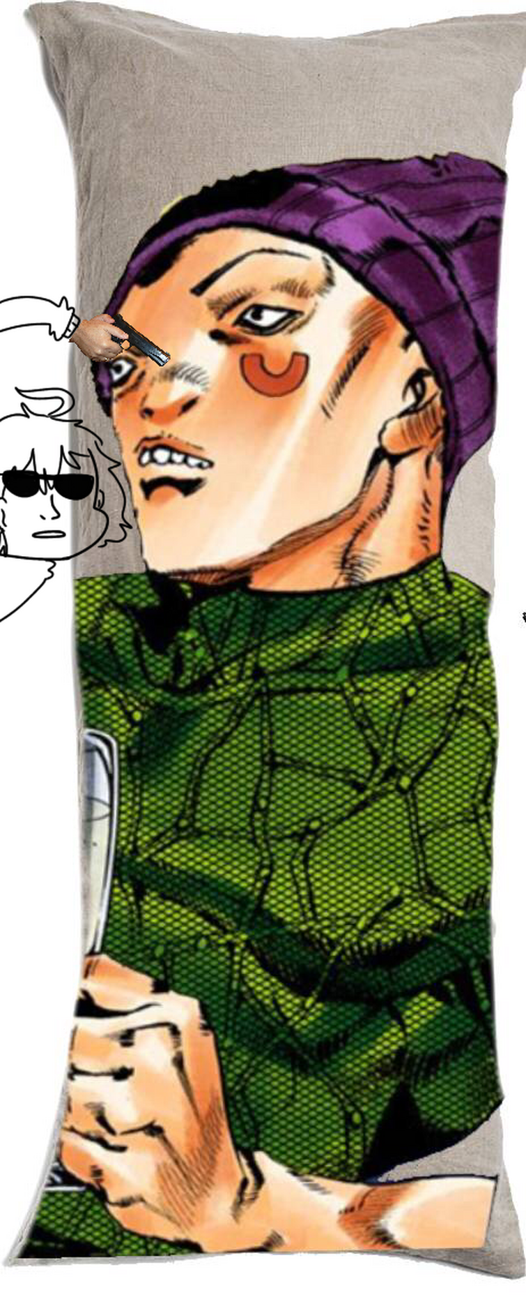 Jonathan joestar top body pillow