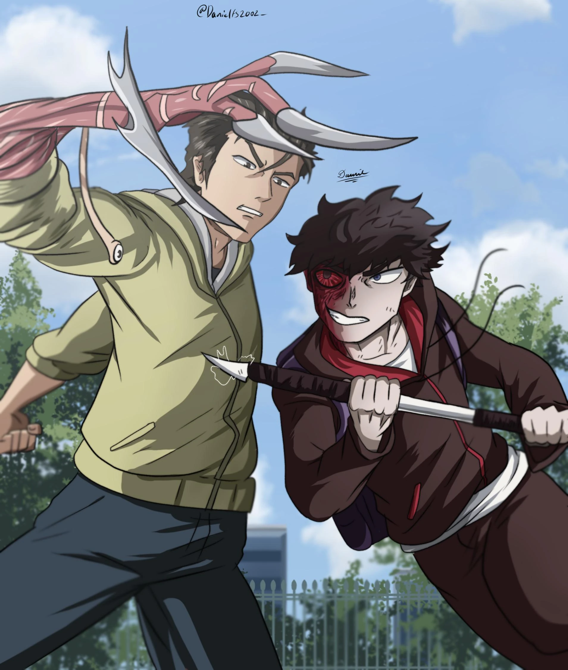 The art is done, Shinichi Izumi vs Hyun Cha (Parasyte vs Sweet Home) Fandom