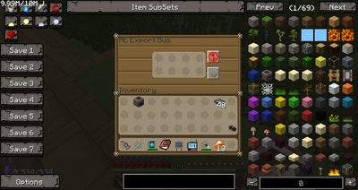 ME Export Bus GUI