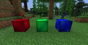 Ruby, Green Sapphire, and Sapphire blocks