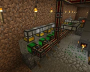 A row of Industrial Steam Engines.