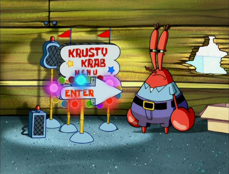 Mr. Krab becoming less Cheap | Fandom