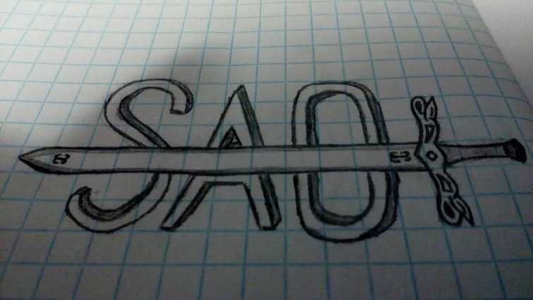 Myślałem co narysować i wyszło mi to:.                                                         Co o tym sądzicie fani SAO?